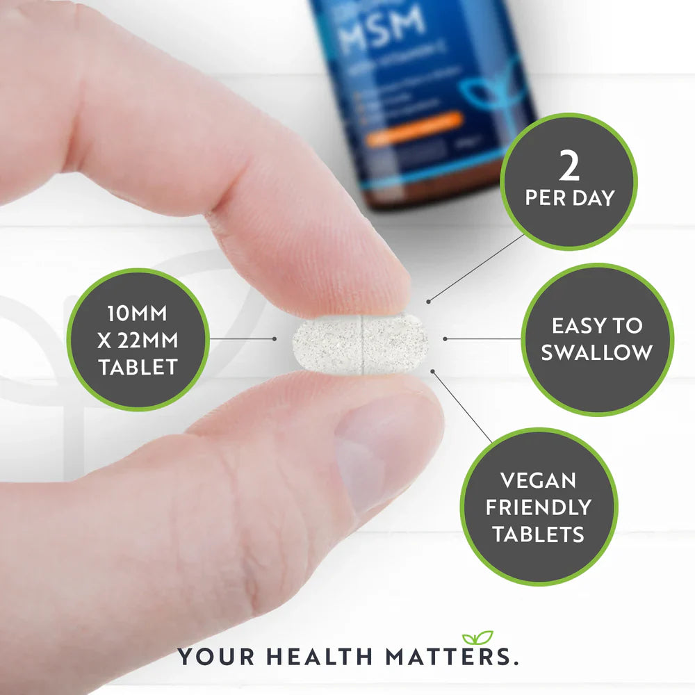 MSM 2200 mg (кости и стави) - 365 таблетки