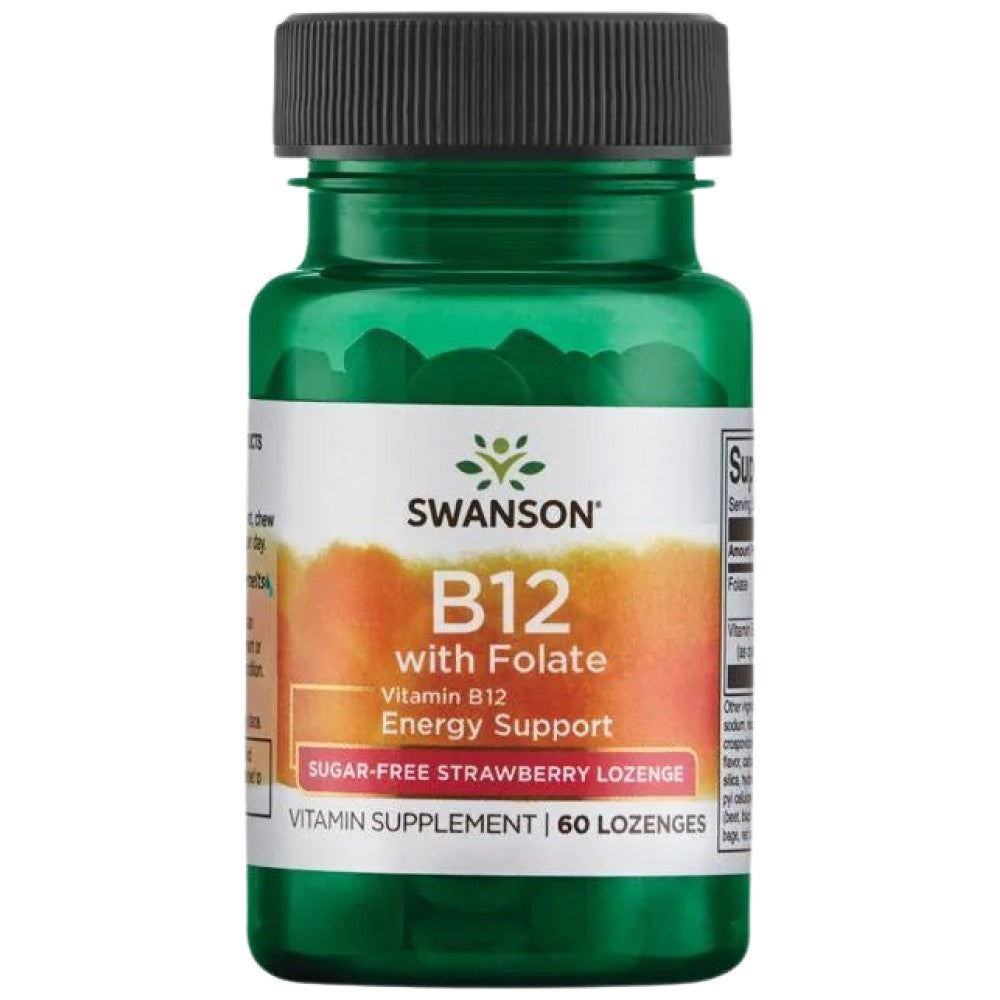 B12 1000 MCG с фолат - 60 сублингвални таблетки