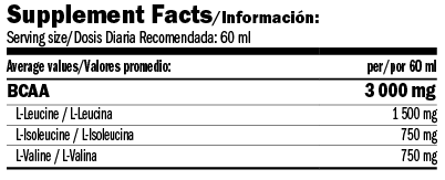 BCAA 3000 изстрел/60ml