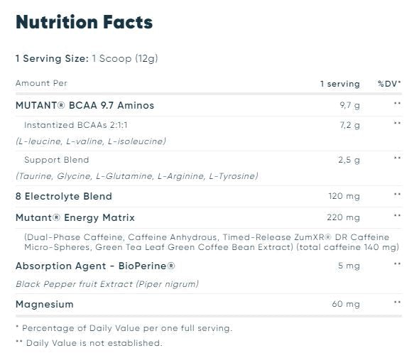BCAA 9.7 Енергия - 0,360 кг