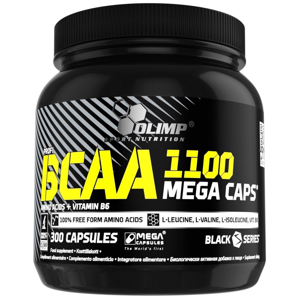 BCAA MEGA CAPS 1100 - 300 капсули