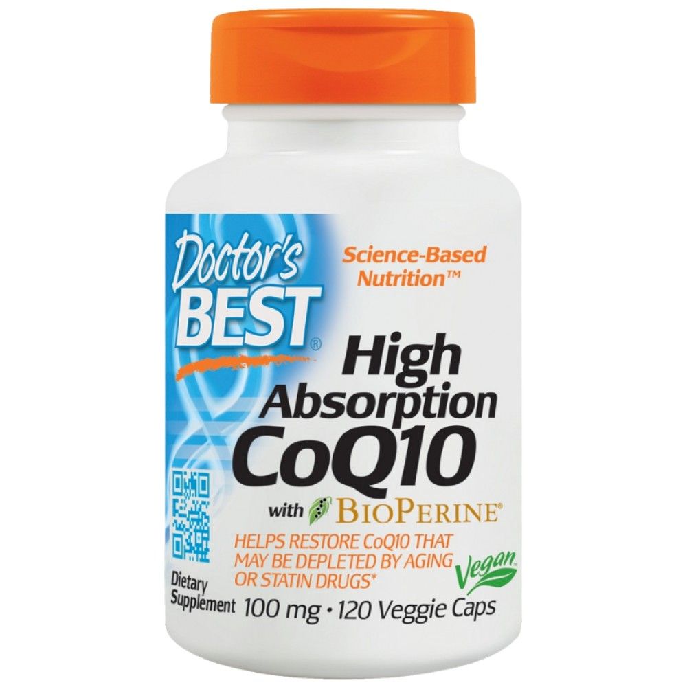 Най -добър COQ10 с биоперин 100 mg - 120 капсули