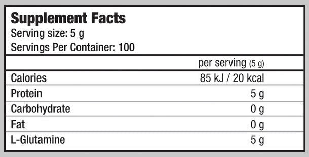 <tc>BioTech USA</tc> 100% L-Глутамин 0.500 кг