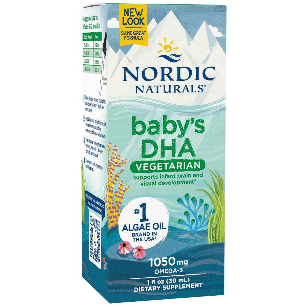 Бебето DHA | 1050 mg омега -3 вегетариански - 30 ml