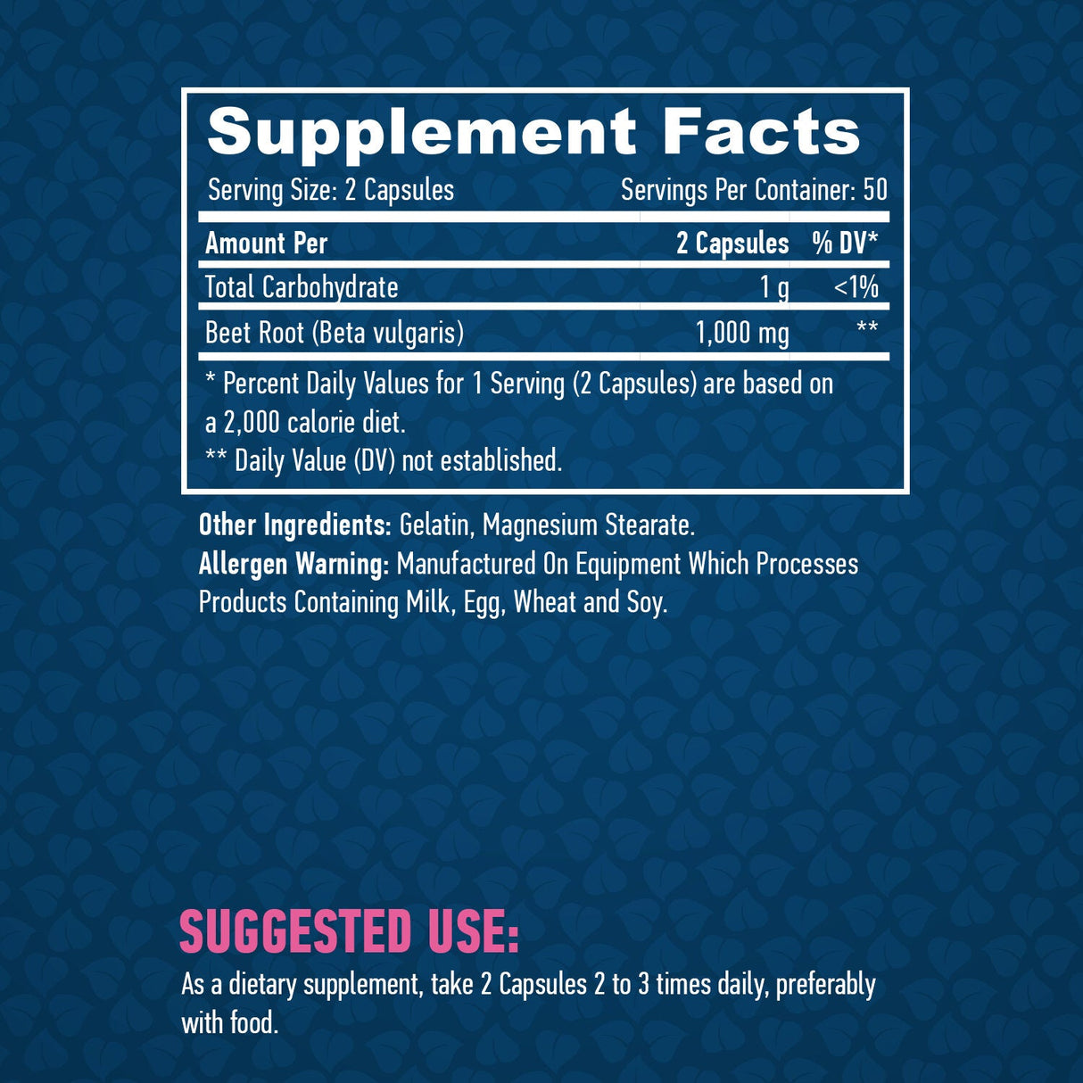 Корен от цвекло / бета vulgaris / 500mg / 100 капачки