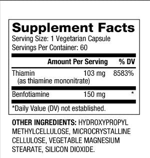 Benfotiamine 150 mg / 60 капачки