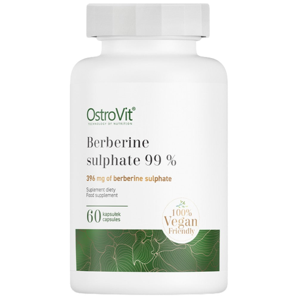 Берберин сулфат 396 mg | 99% екстракт от корен Berberis 60 капсули