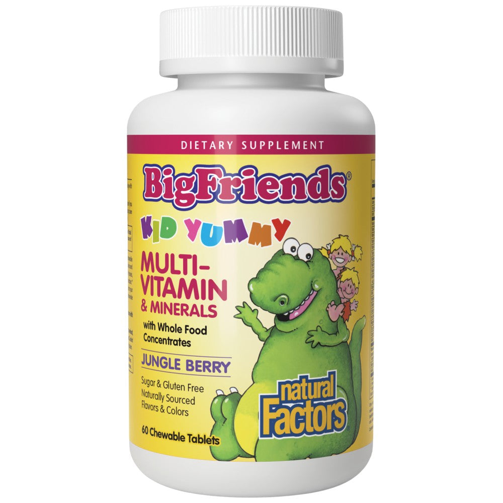 Големи приятели детски дъвчащи мултивитамин 60 дъвчащи таблетки