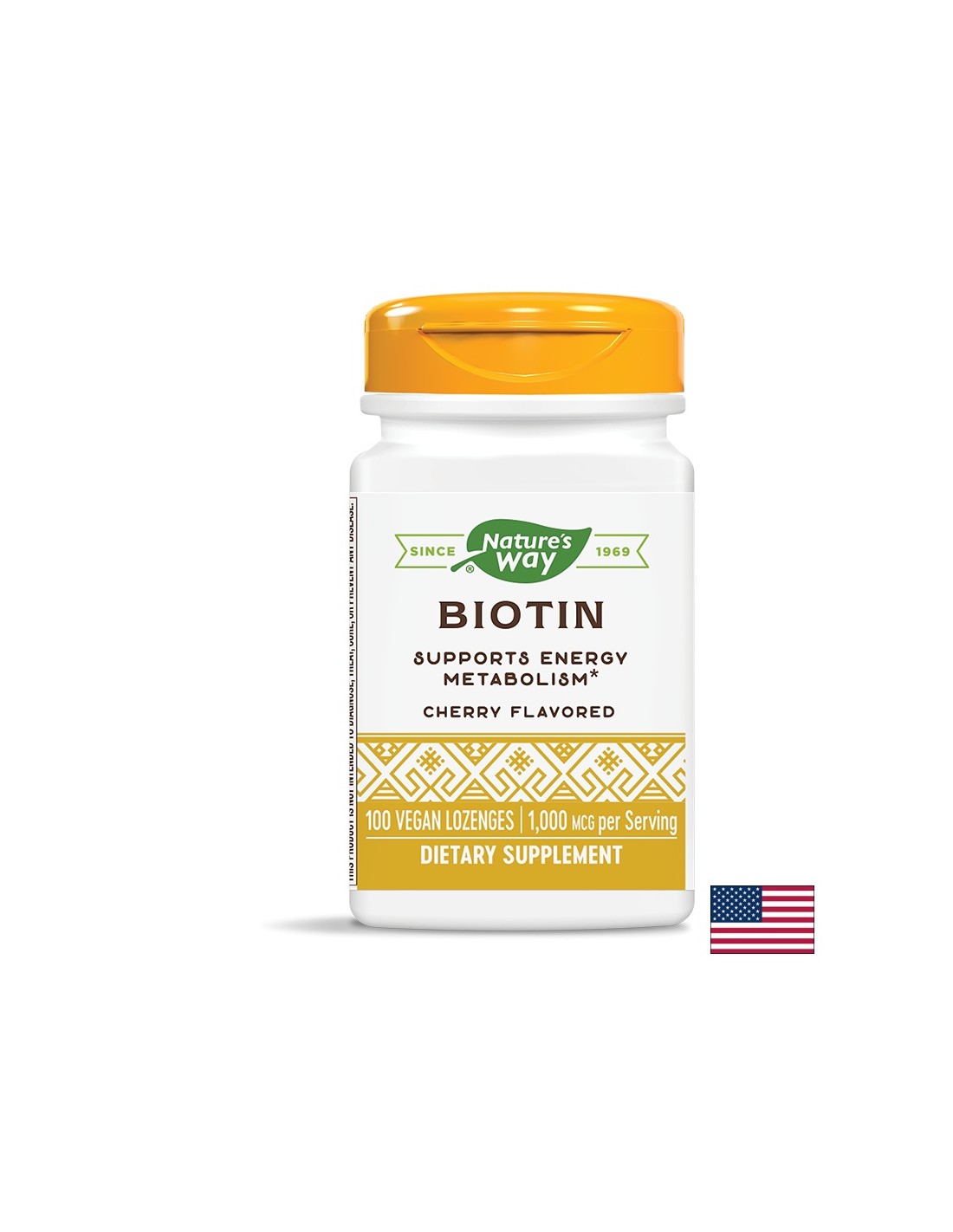 Биотин 1000 MCG - 100 таблетки за дъвчене