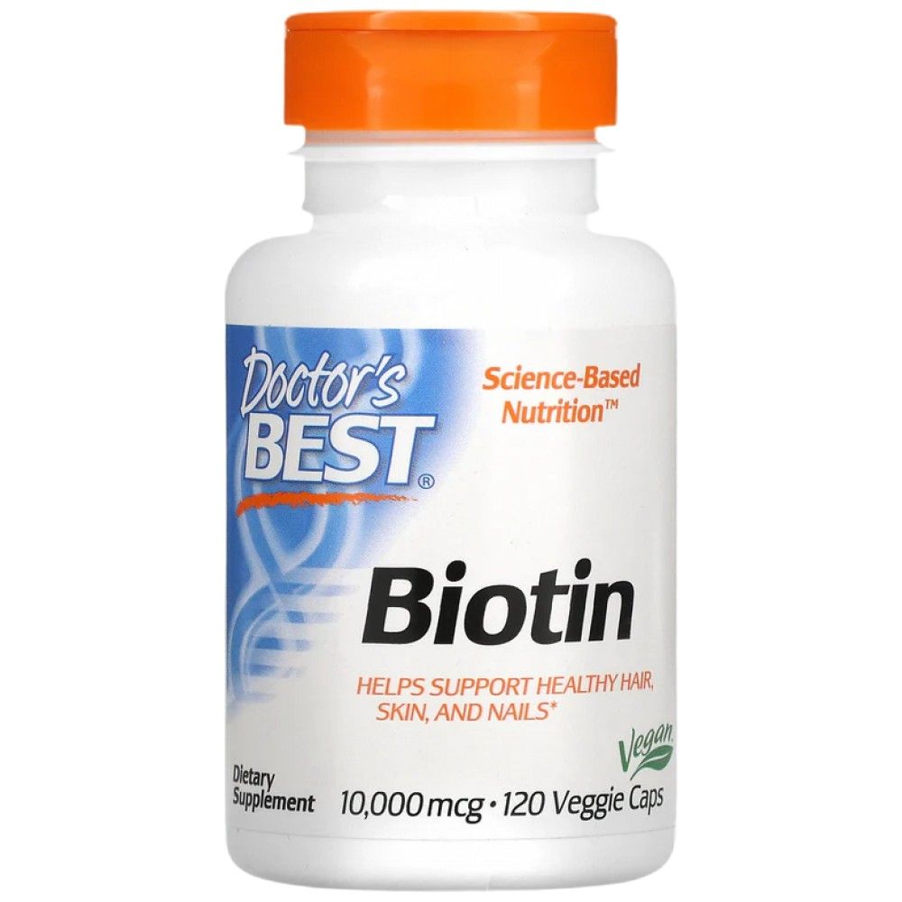 Биотин 10000 MCG - 120 капсули