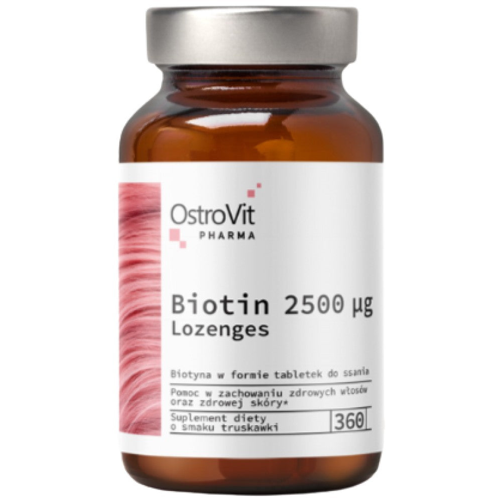 Биотин 2500 MCG | Lozenges 360 суближала на таблетки