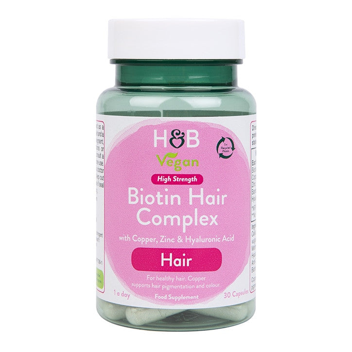 Биотин Комплекс за коса (Комплекс за коса на биотин) 30 капсули Holland & Barrett