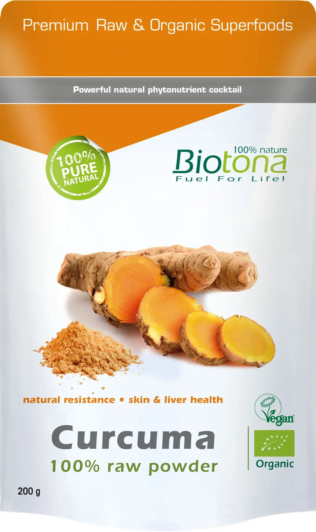 <tc>Biotona</tc> органична куркума на прах 200 гр