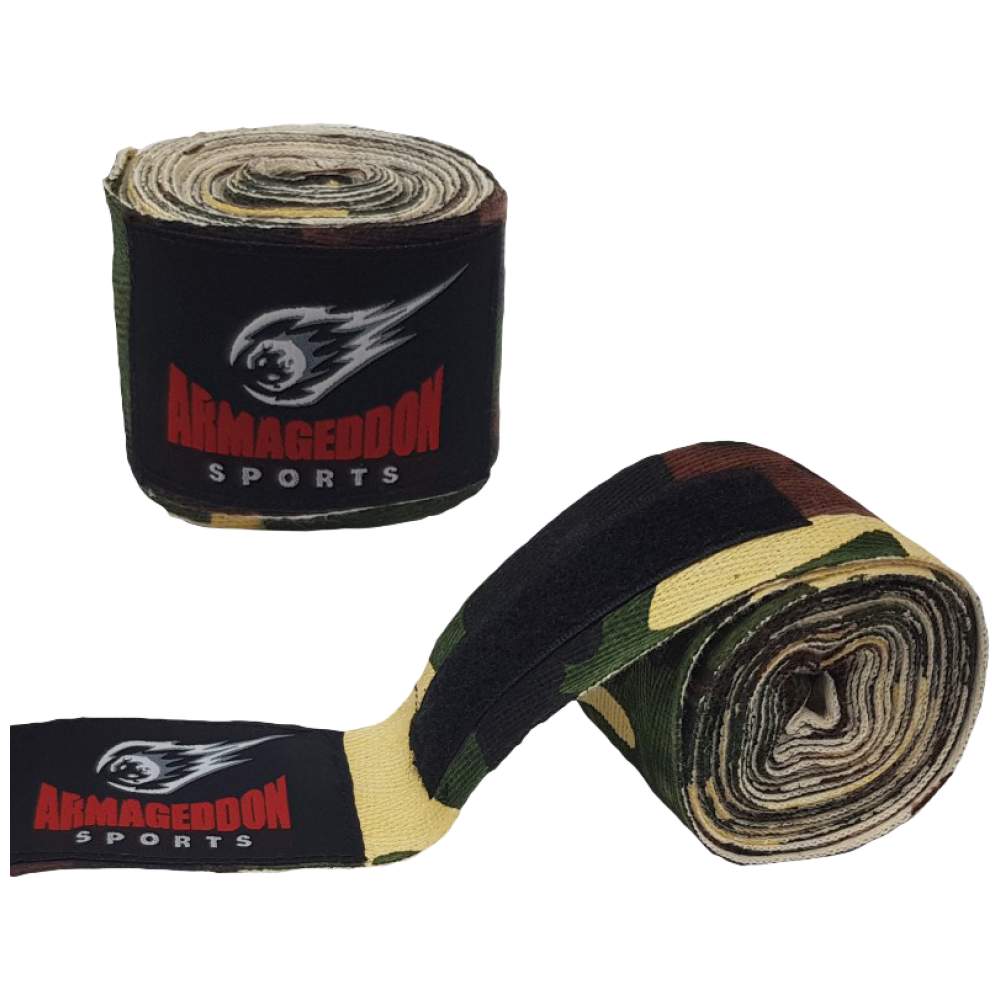 Boxing Hand Wraps 4,5 m - Камуфлажни боксови превръзки 4,5 m 4,5 метра