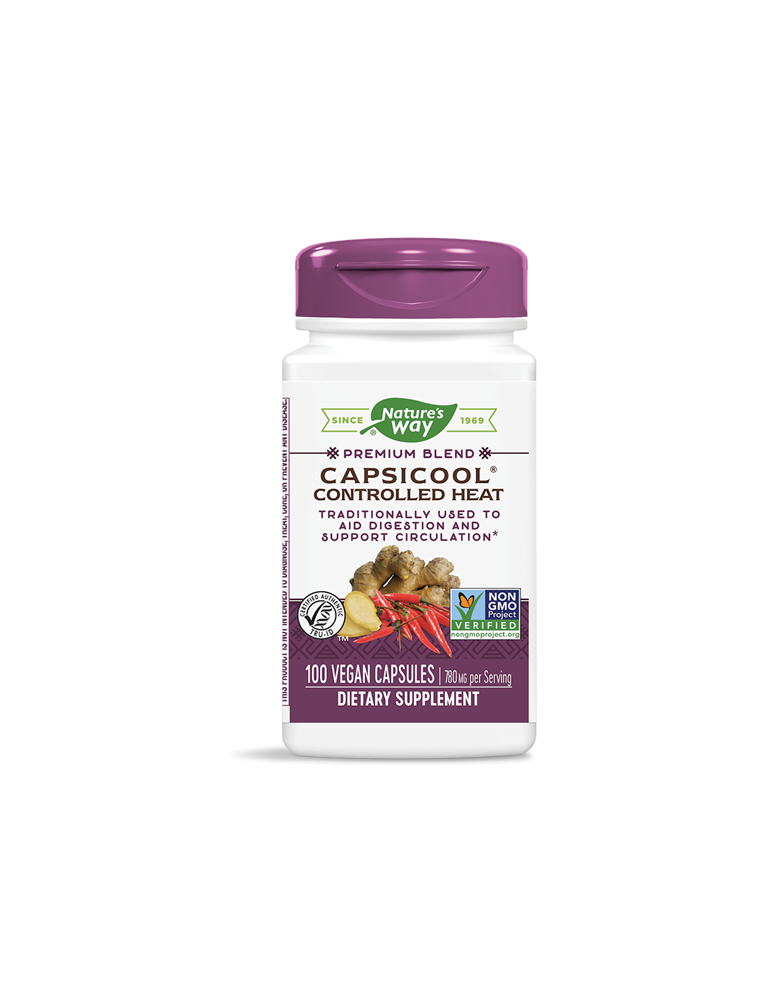 CapsiCool® - Capsicool, 100 капсули Nature Way