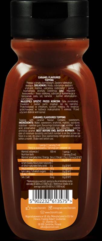 Карамелен сироп / нулева калория 320 ml