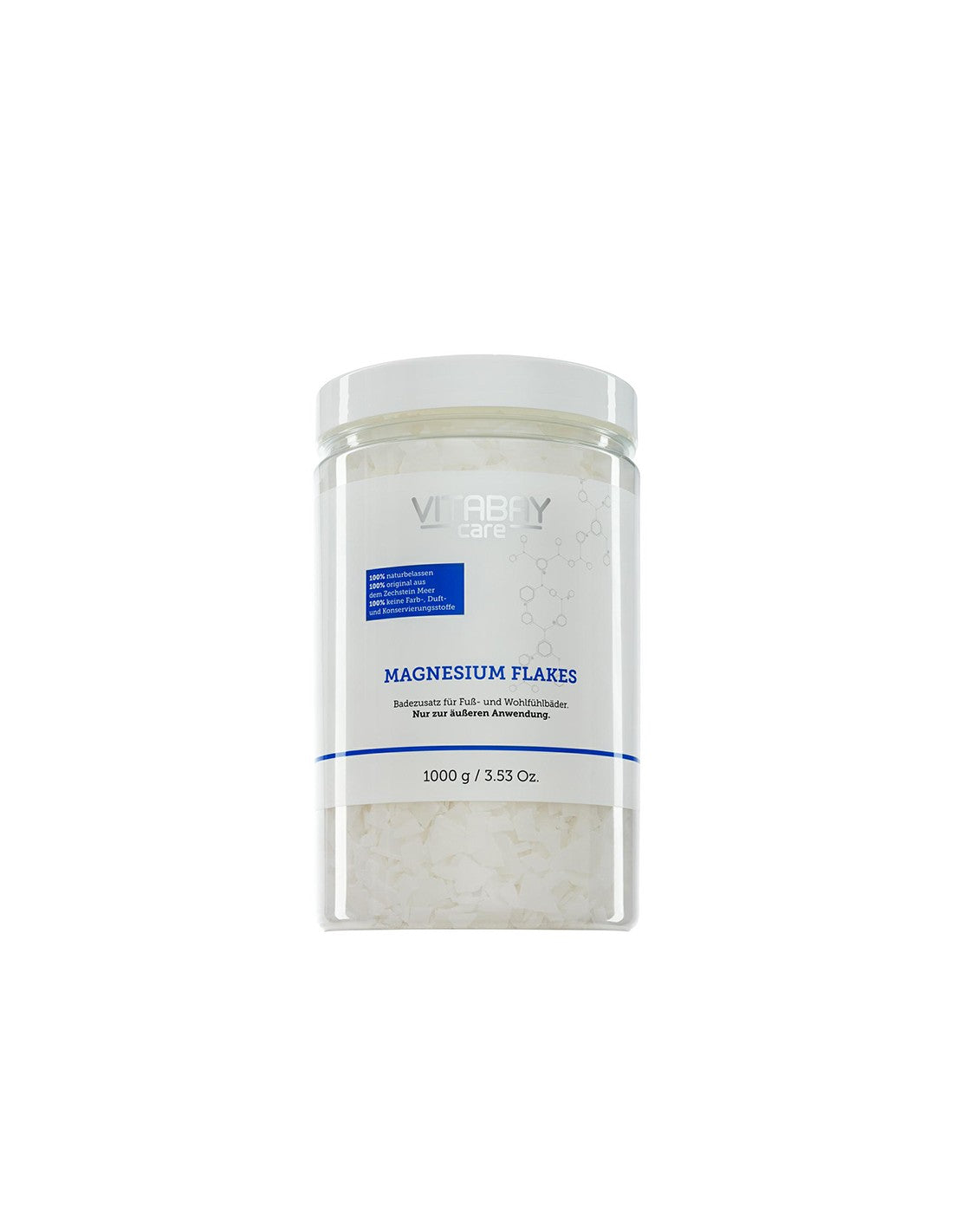 Care Magnesium Flakes - Магнезиеви люспи, 1000гр <tc>Vitabay</tc>