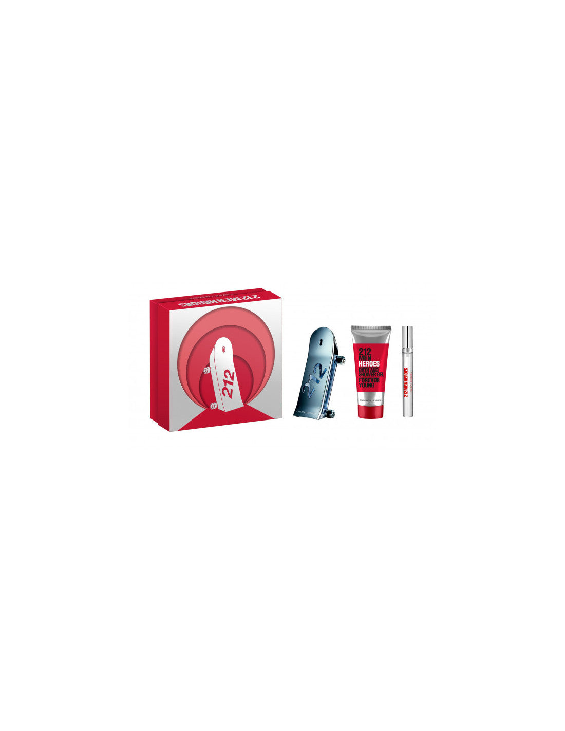 <tc>CAROLINA HERRERA</tc> Комплект 212 Heroes Men EDT 90ml EDT 10ml@