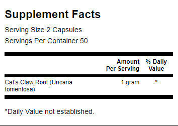 Котешки нокът 500 mg - 100 капсули