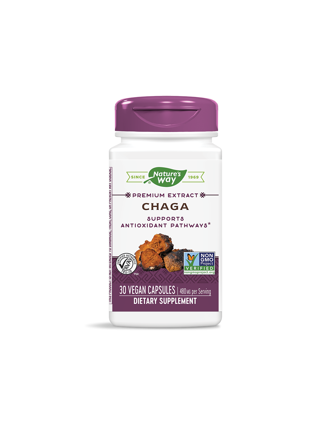 Chaga / Chaga 480 mg x 30 капсули Природата на природата