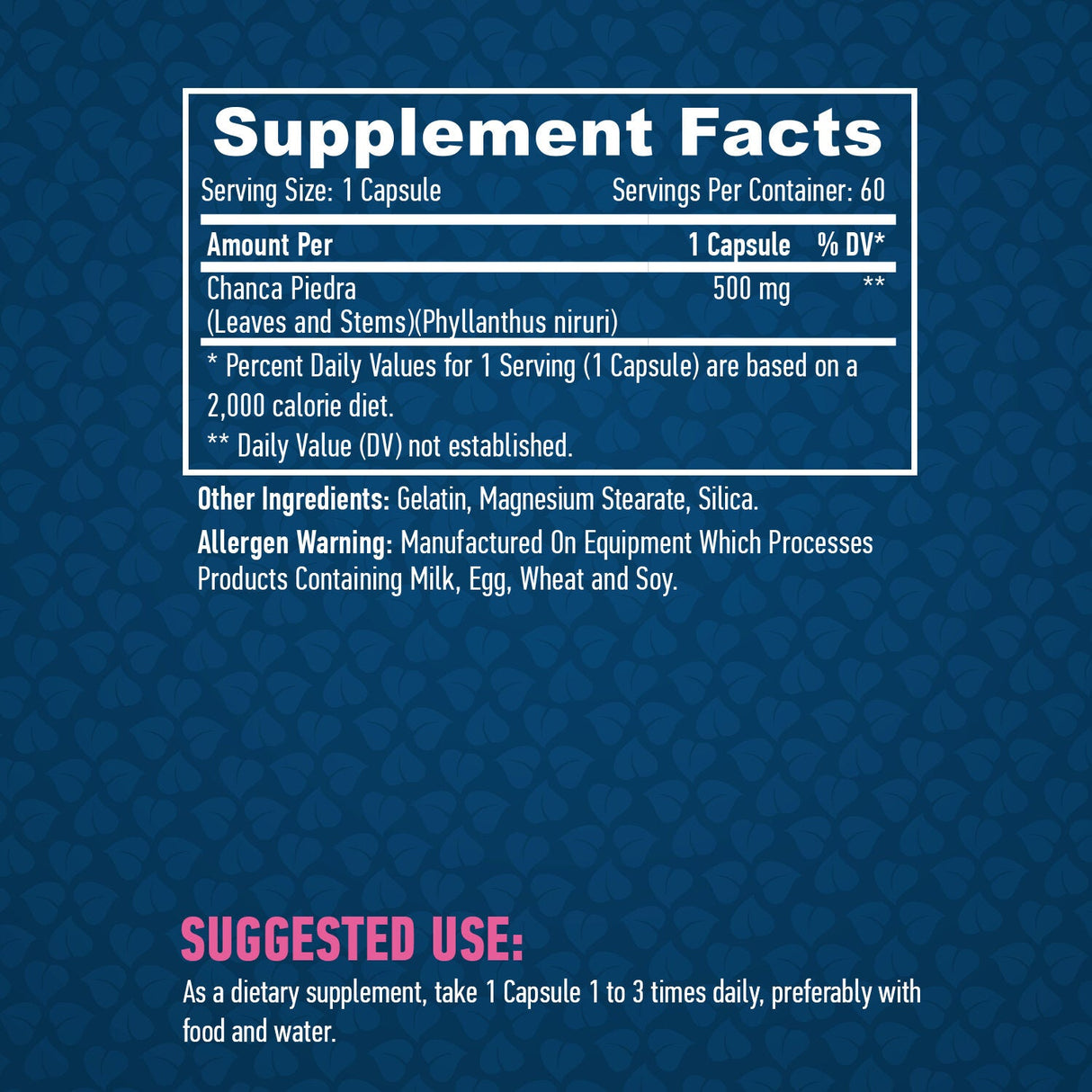 Chanca Piedra 500mg. / 60 капачки