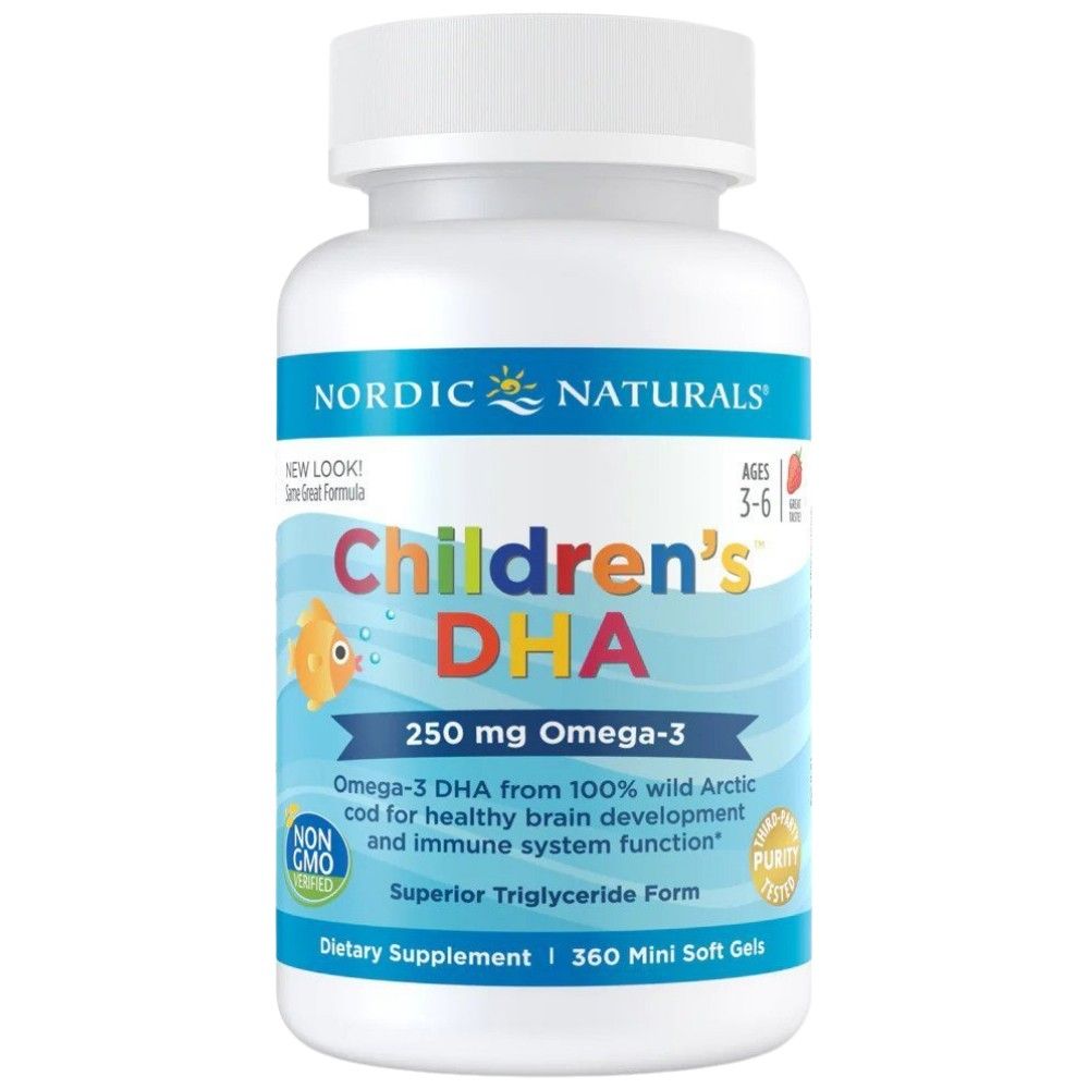 Детски DHA 250mg - 360 гел капсули