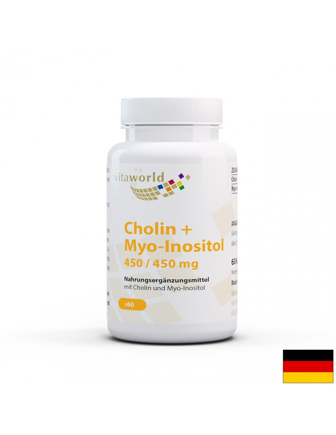 Холин + мио-инозитол / холин + мио-инозитол 450 mg, 60 капсули