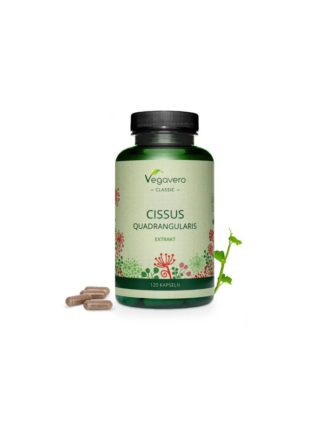 Cissus Quadrangularis, 120 капсули, 100% веган <tc>Vegavero</tc>