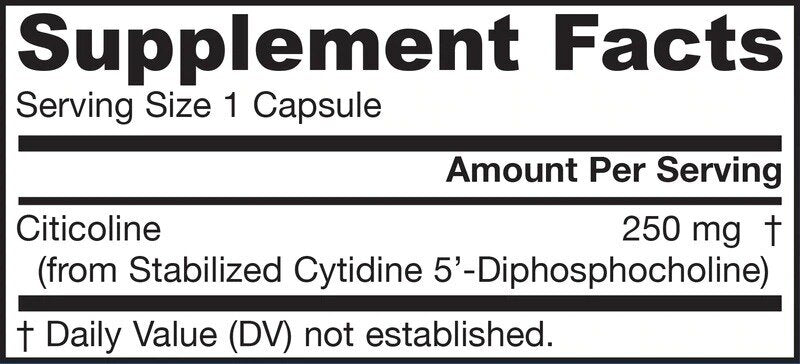 Цитиколин (CDP холин) 250mg./60 капачки.