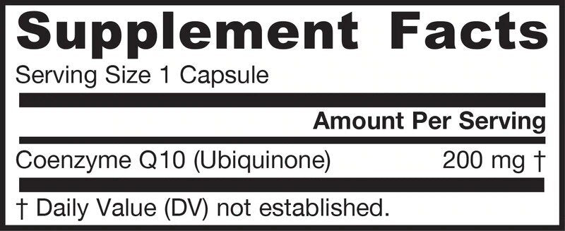 Co -Q10 (убихинон) 200 mg - 60 капсули