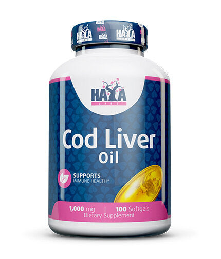 Масло от черен дроб на треска 1000mg. / 100 Softgels