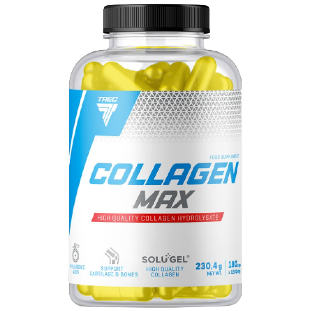 Колаген Макс | Solugel® с хиалуронова киселина и витамин С - 180 капсули