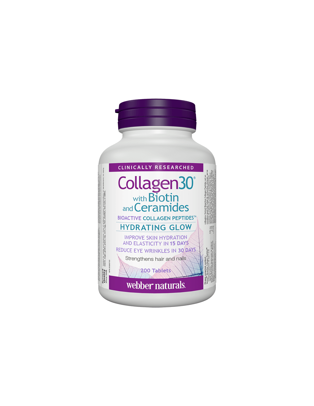 Collagen30® с биотин и серамиди / колаген (биоактивни колагенови пептиди) с биотин и серамиди, 200 таблетки