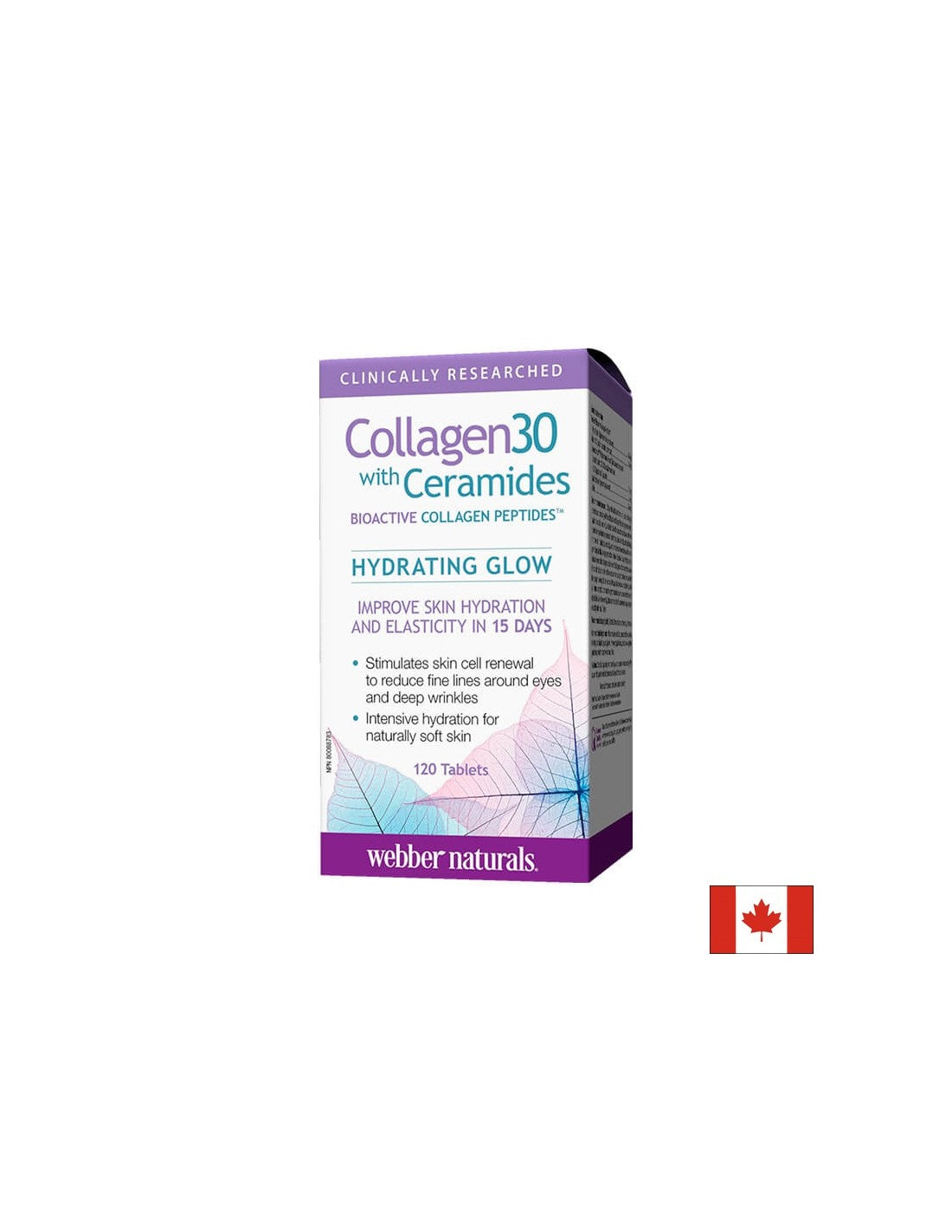 Collagen30® with Ceramides - Колаген + Керамиди, 120 табл <tc>Webber Naturals</tc>