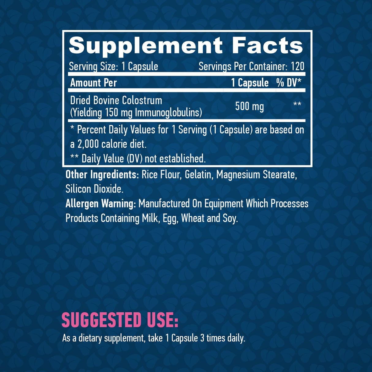 Colstrum 500mg / 120 капачки.