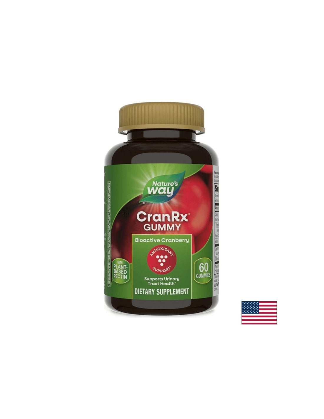 Cranrx gummies уринарно здраве - 60 дъвчащи материали