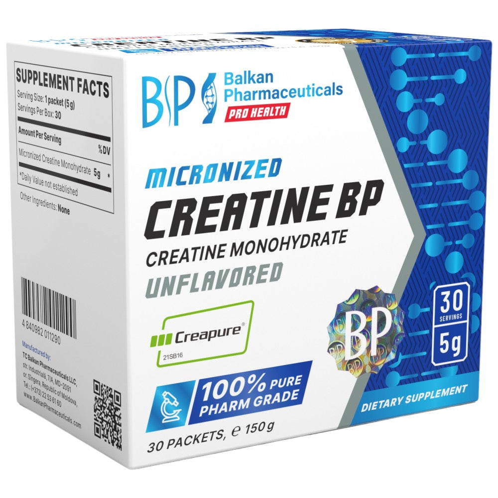 Креатин BP Sachets | Creapure® - 30 x 5 грама
