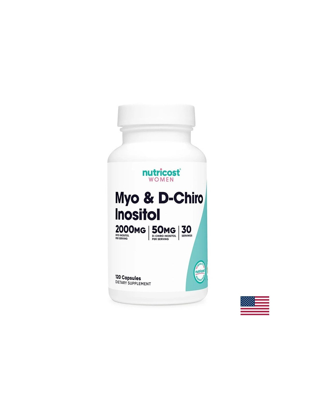 Хормонален баланс - Myo & D -Chiro Inositol, 120 капсули