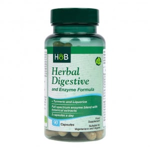 Билкови храносмилателни и ензимни формула 90 капсули Holland & Barrett