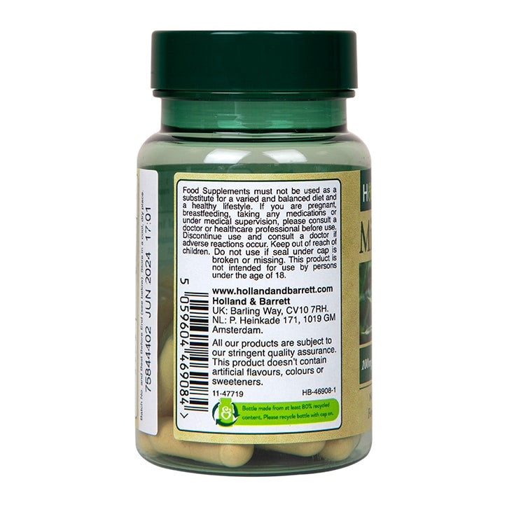 Екстракт от млечен трън (млечен трън) 30 капсули Holland & Barrett