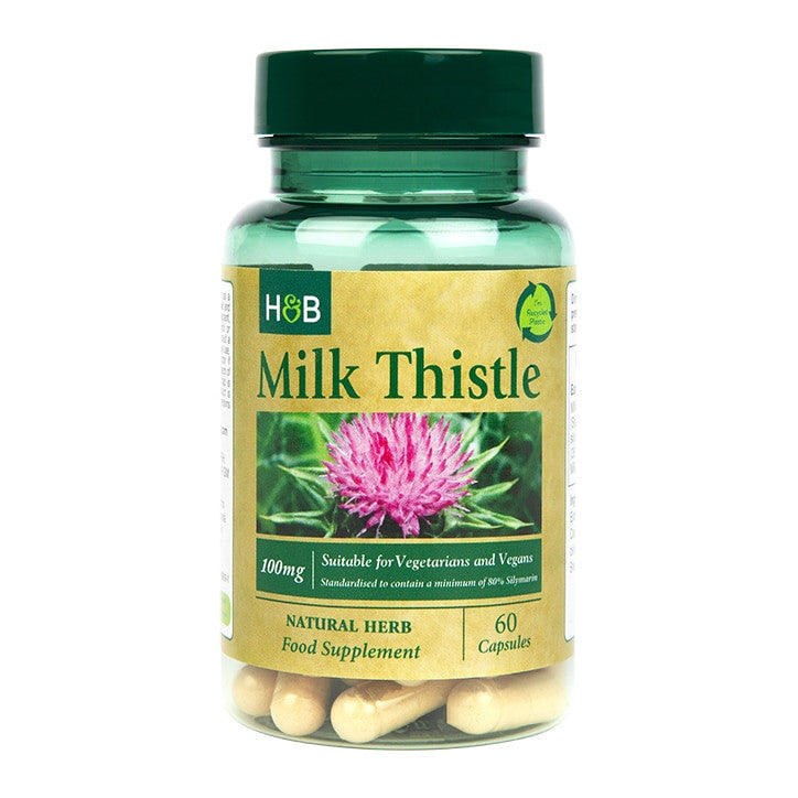 Екстракт от млечен трън (млечен трън) 60 капсули Holland & Barrett