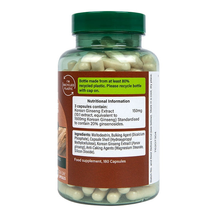Корейски женшен 500mg 180 капсули Holland & Barrett