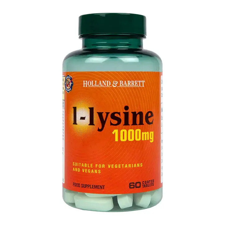 L-Lysine 1000mg 60 таблетки Holland & Barrett