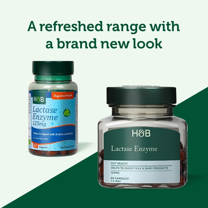Ензими на лактаза (супер лактазен ензим) 125mg 60 капсули Holland & Barrett