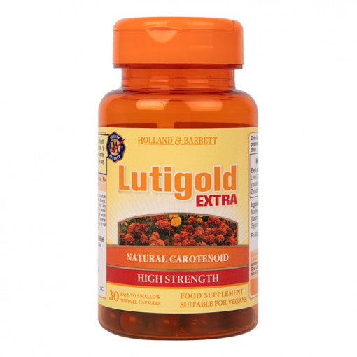 Лутеин екстра (Lutigold) 20mg 30 капсули Holland & Barrett