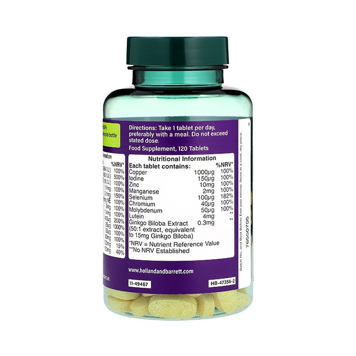 Мултивитамини и минерали за възрастни ABC-Z 50+ 120 таблетки Holland & Barrett