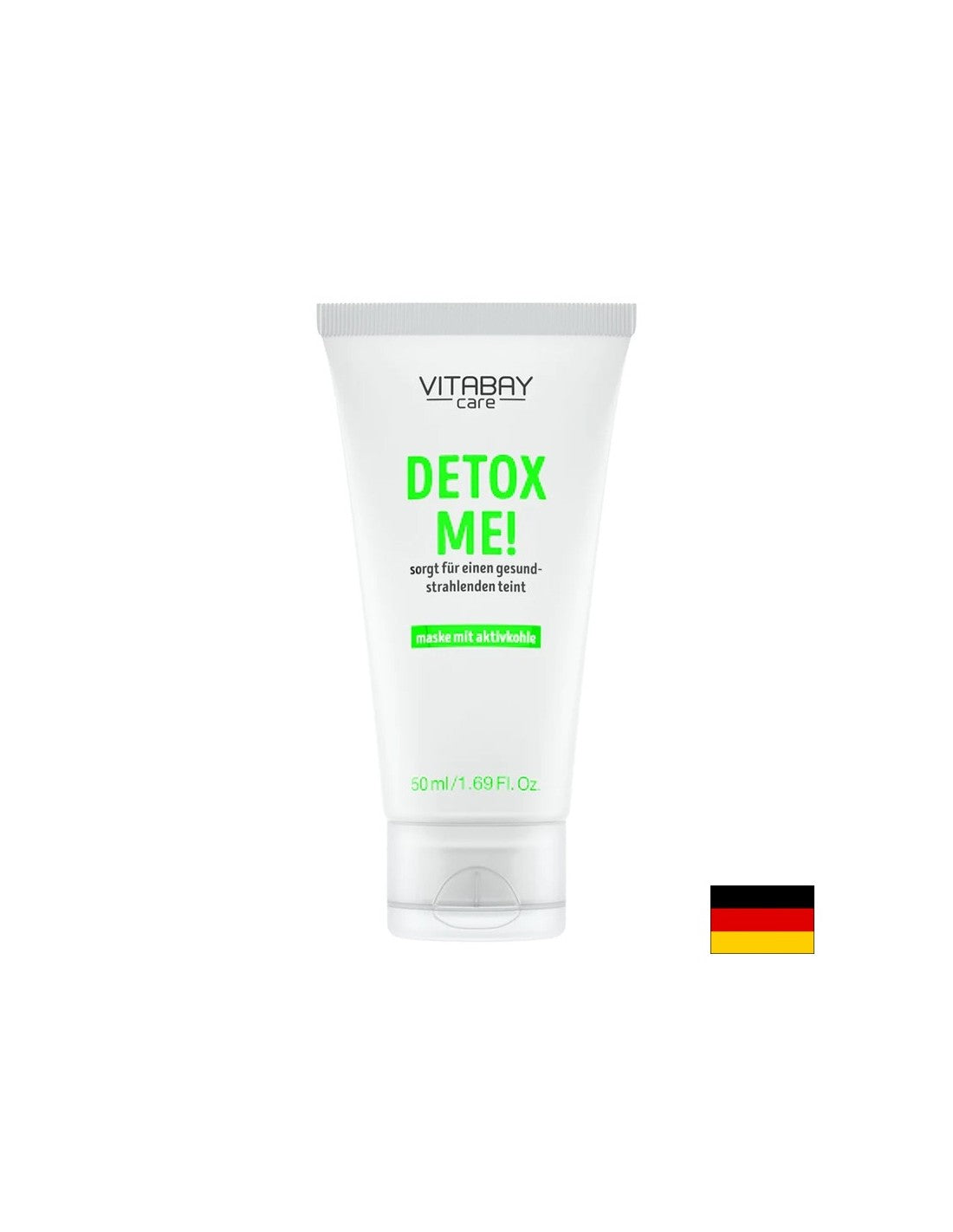 Маска за лице с активиран дървен въглен детокс, 50 ml