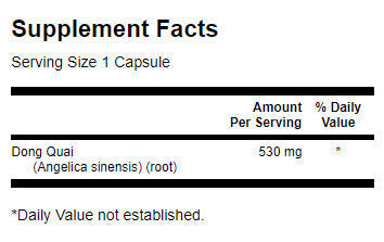 Dong quai root 530 mg - 100 капсули