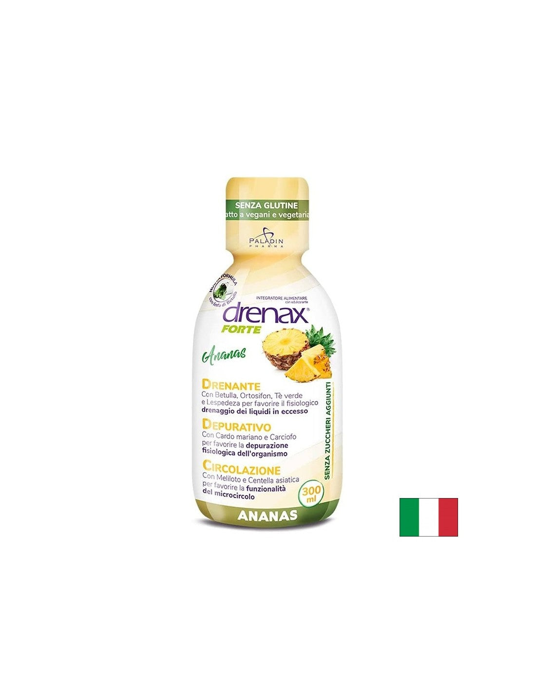 Формула за задържане против флуид с ананас - Drenax - Drenax® Forte - билков диуретик, 300 ml, 10 дози