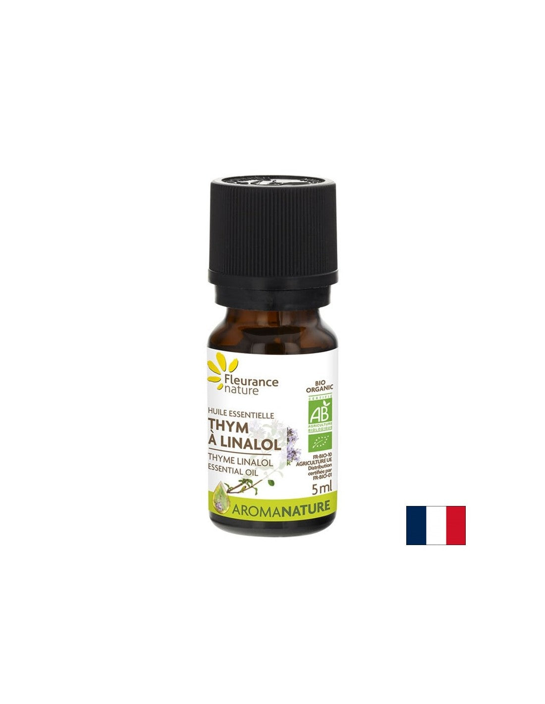 Етерично масло от мащерка с линален, органичен, 5 ml